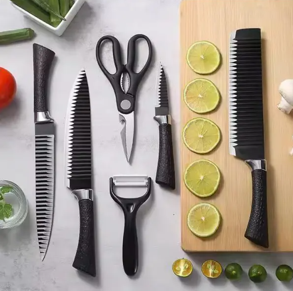 6 Pcs Premium Kitchen Knife Set